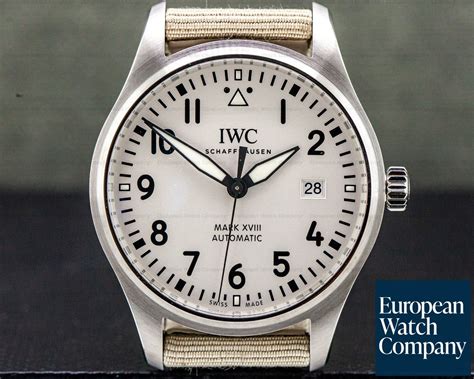 iwc mark 18 heritage|iwc mark xviii white dial.